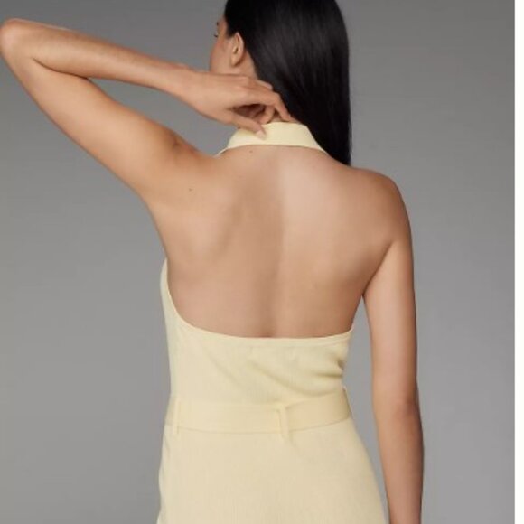 NWT Anthropologie  Siempre Belted Longline Knit Shirt Dress Size LG - Picture 2 of 6